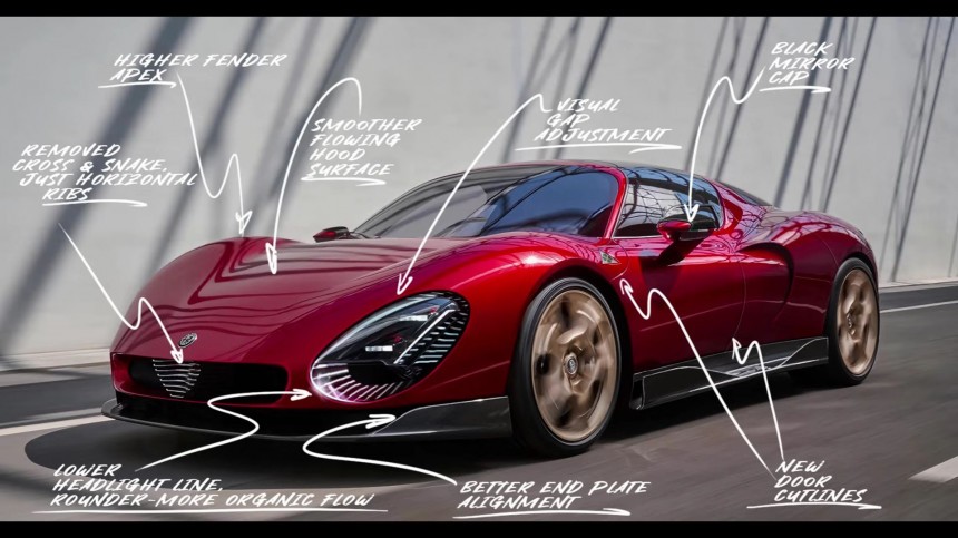Frank Stephenson Redesigning Alfa's Nearly Flawless 33 Stradale\!