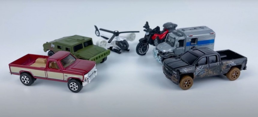 Matchbox Meets Jurassic World Dominion Again, the 1986 Ford F\-150 Is the Star of the Show