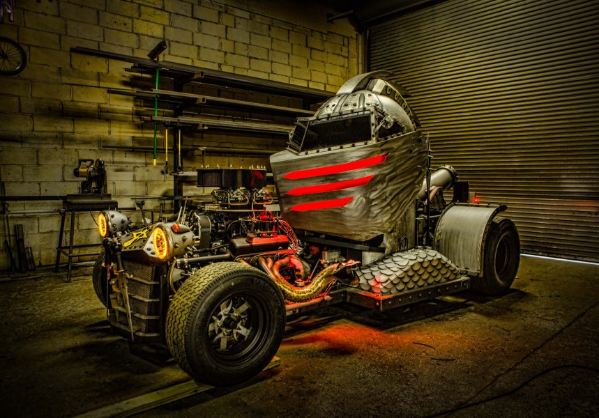 Medieval One, the craziest hot rod in the world, by Bohata Design