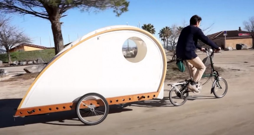 Foldavan remains the world's lightest, most compact and creative bike trailers ever \- and it's DIY, too