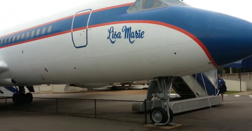 The Lisa Marie is a Convair 880 Elvis Presley bought in 1975 and named after his daughter following a complete refit