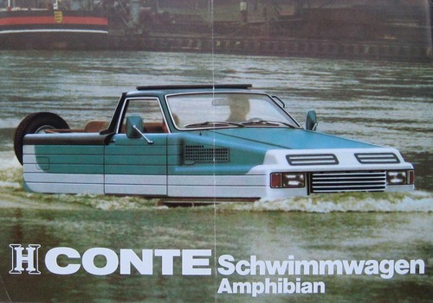 The 1979 Herzog Conte Schwimmwagen, dubbed the world's ugliest car, lived a short and uneventful life but is now an icon