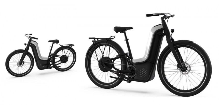 The Alpha e\-bike is powered by hydrogen, designed for fleet use