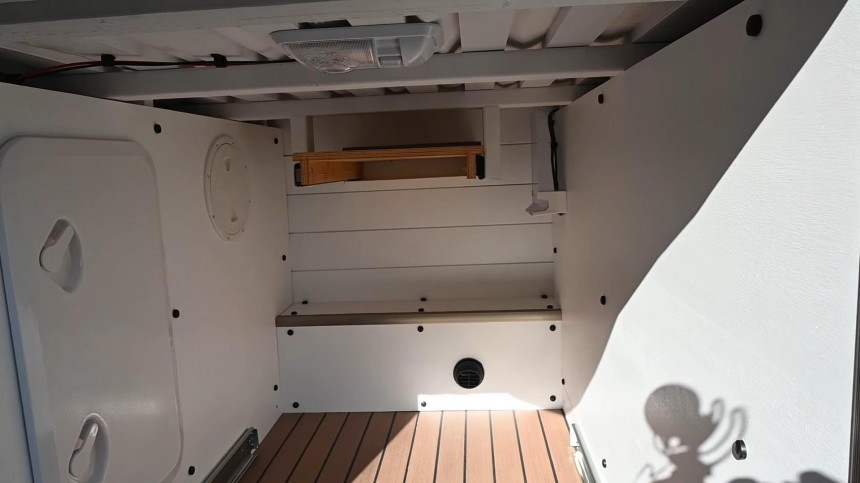 Camper Van Comes With a Cleverly Hidden Shower and a Compact yet Well\-Furnished Interior