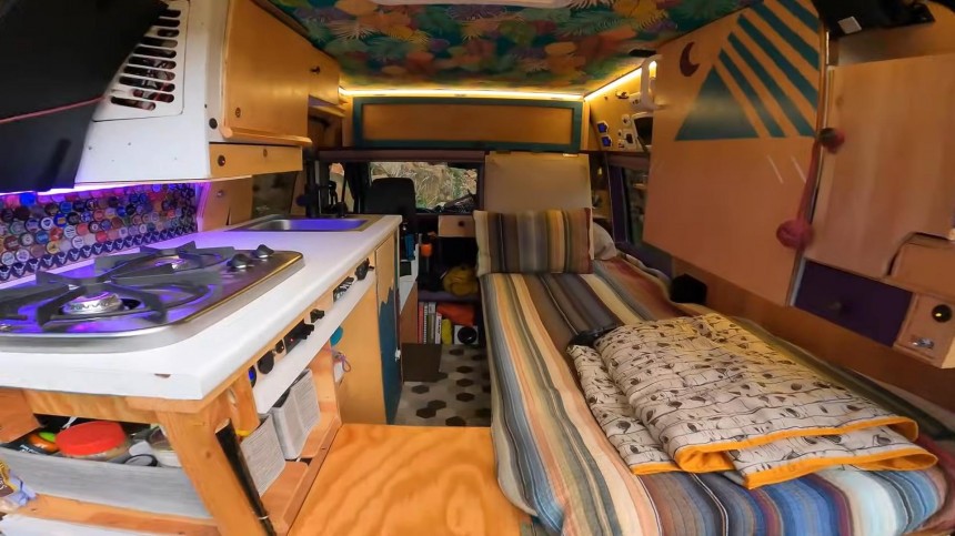 Micro Camper Features Seemingly Endless Storage Spaces in a Funky, Well\-Designed Interior