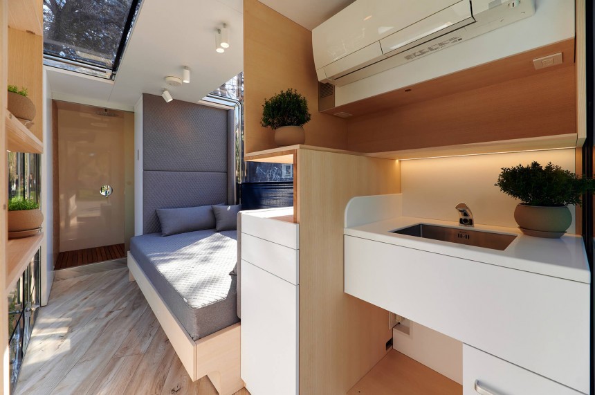 The Microhaus is "simple as an RV, cool as a yacht," tech\-packed and quite affordable