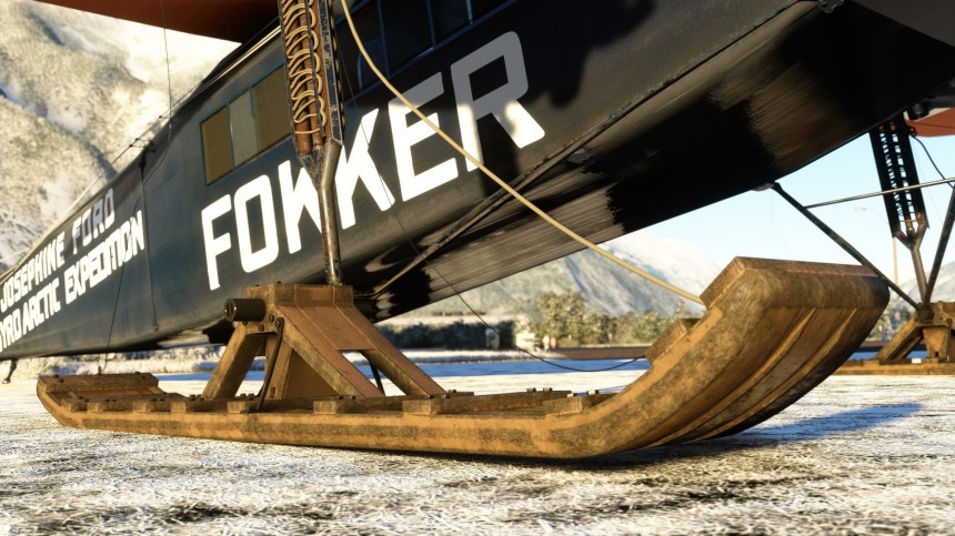 Microsoft Flight Simulator Fokker F\.VII screenshot