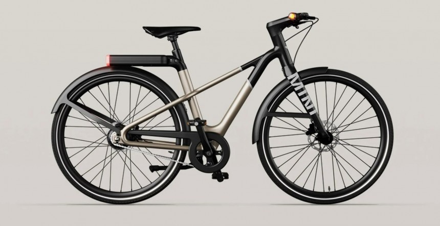 The MINI e\-Bike 1 is the first collaboration between MINI and Angell, a limited edition