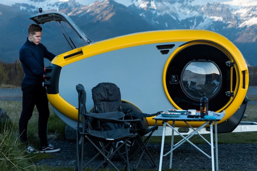 Mink 2\.0 Sports Camper is a visually striking, very comfy compact camper