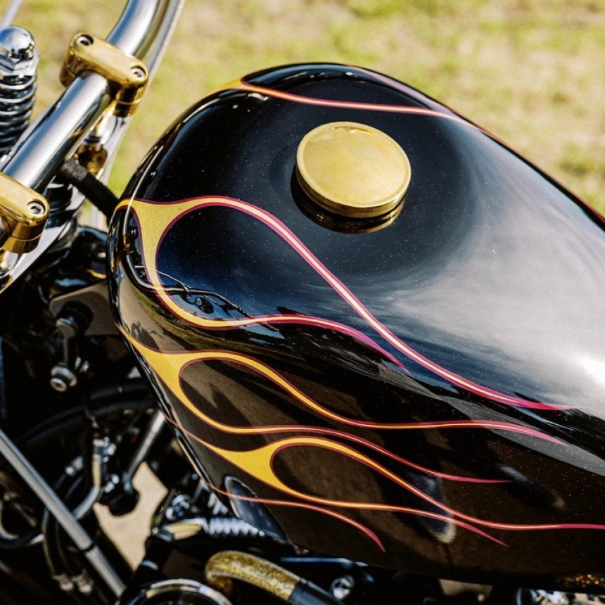 Modified Harley\-Davidson Sportster Seventy\-Two