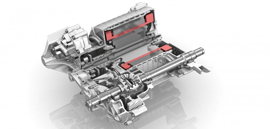 ZF Electric Engine Axle Drive, Develops up to 204 HP
