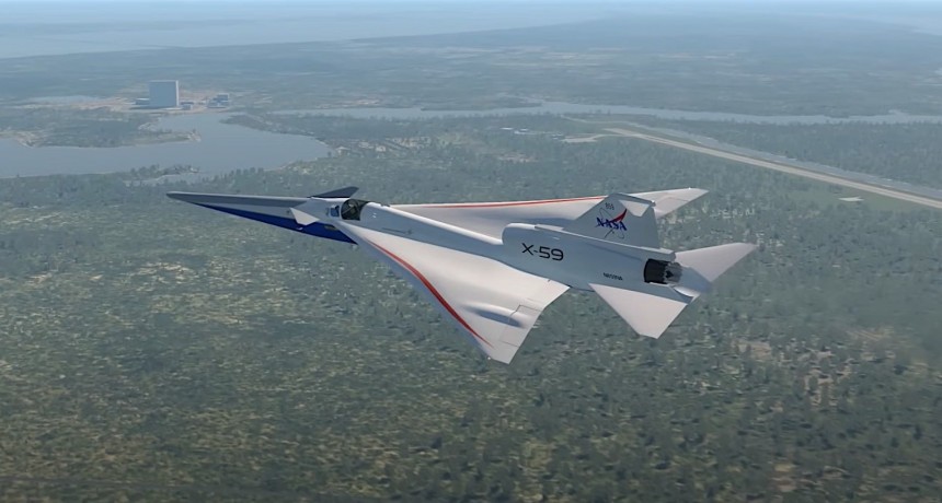 X\-59 aircraft rendering