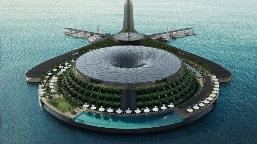 The Eco\-Floating Hotel eyes a 2025 completion date, will be entirely self\-sufficient