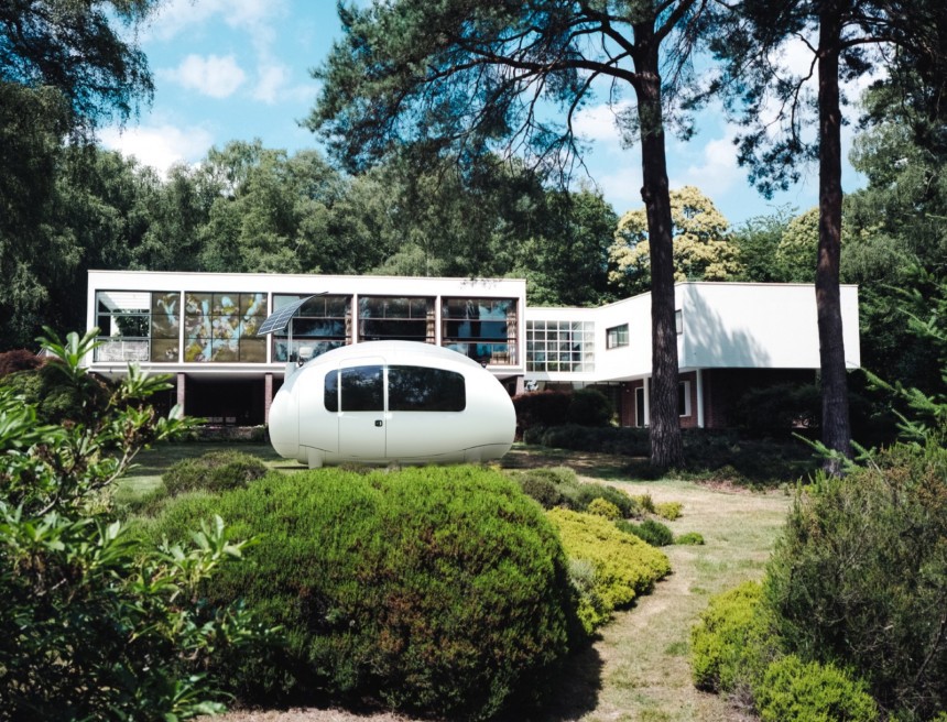 Space by Ecocapsule is a mobile tiny home that's partly self\-sufficient, ideal for glamping