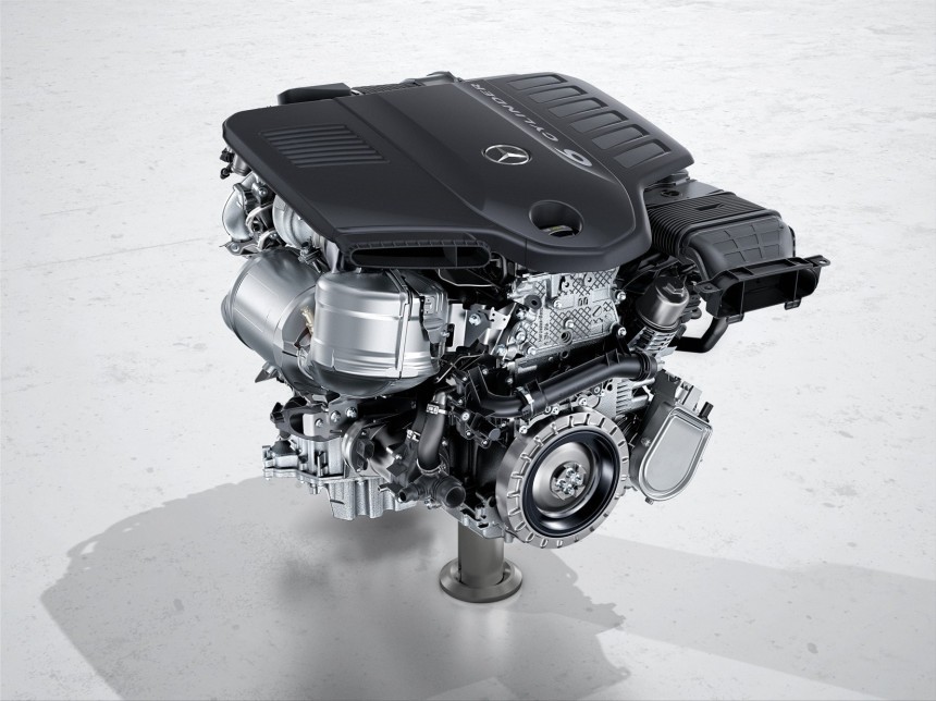 Mercedes\-Benz G 450 d inline\-six turbo diesel engine