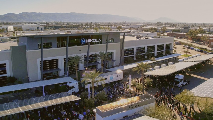 Nikola's headquarters in Phoenix, Arizona
