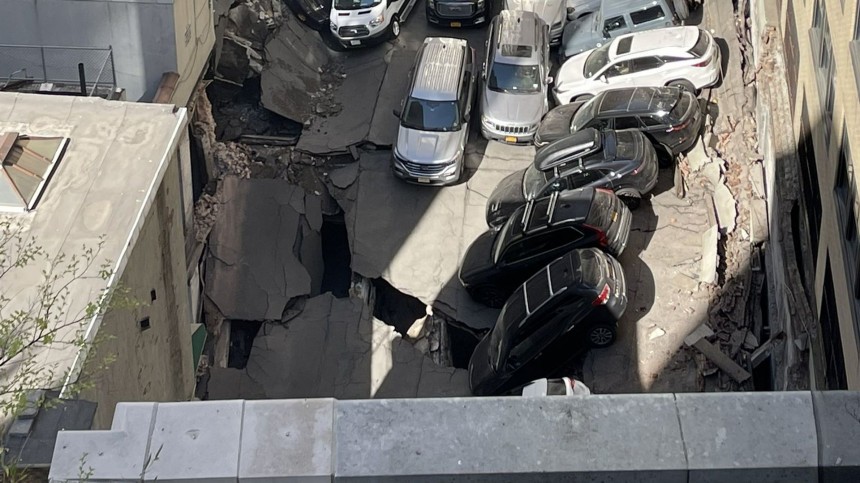The Little Man Parking garage collapsed in New York on April 18, killing Willis Moore
