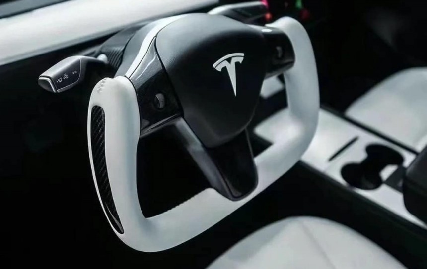 Zimablue steering yoke for Tesla Model 3/Y