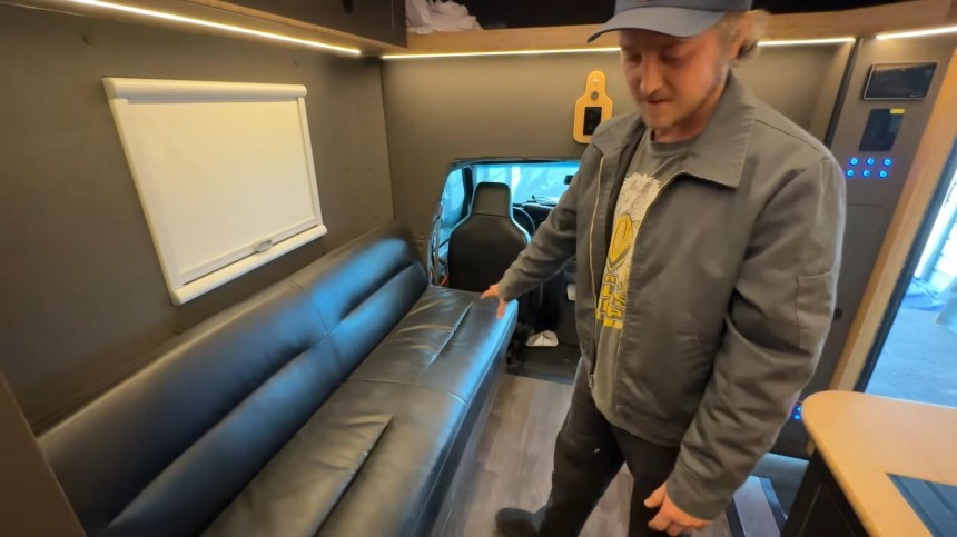 Old Box Truck Was Ingeniously Converted Into a Fully\-Equipped Camper With a Rooftop Yard