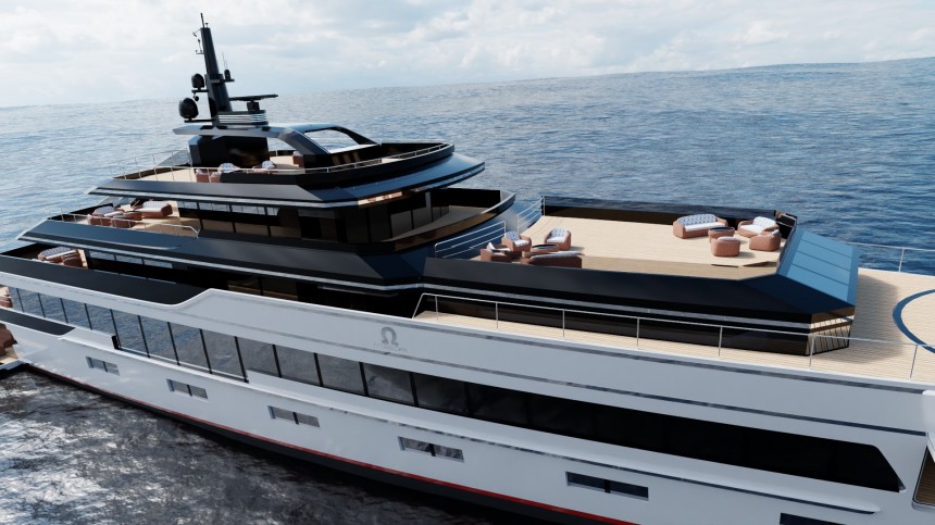 Omega 93, a dream superyacht designed for an owner who wants a no\-limits\-type of vessel