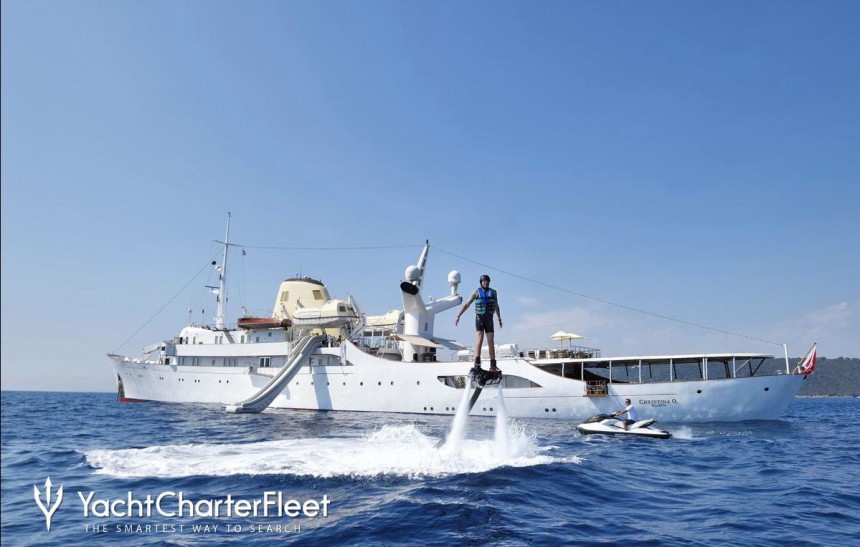 Christina O, the iconic superyacht that set the tone for the mega\-rich lifestyle