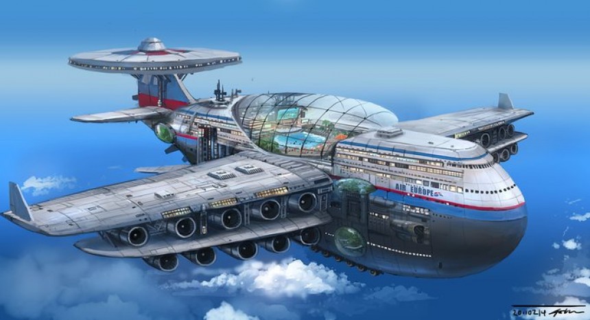 Original artwork that inspired the Sky Cruise concept