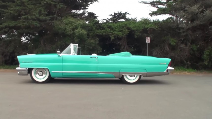 1956 Lincoln Premiere convertible \- refined style for six in the nifty fifties