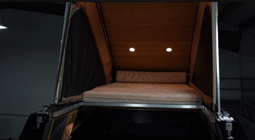 The Space Camper Wedge prototype breaks cover\: a pop\-up camper tailor\-made for the Tesla Cybertruck