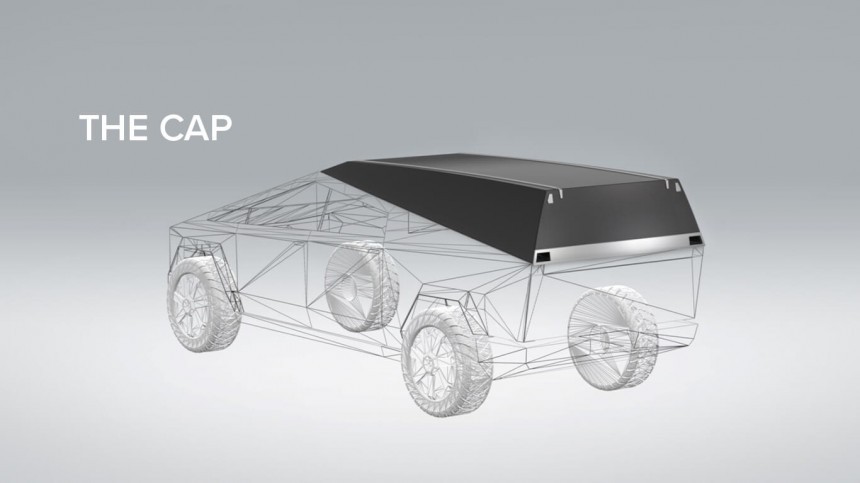 The Space Camper Wedge prototype breaks cover\: a pop\-up camper tailor\-made for the Tesla Cybertruck