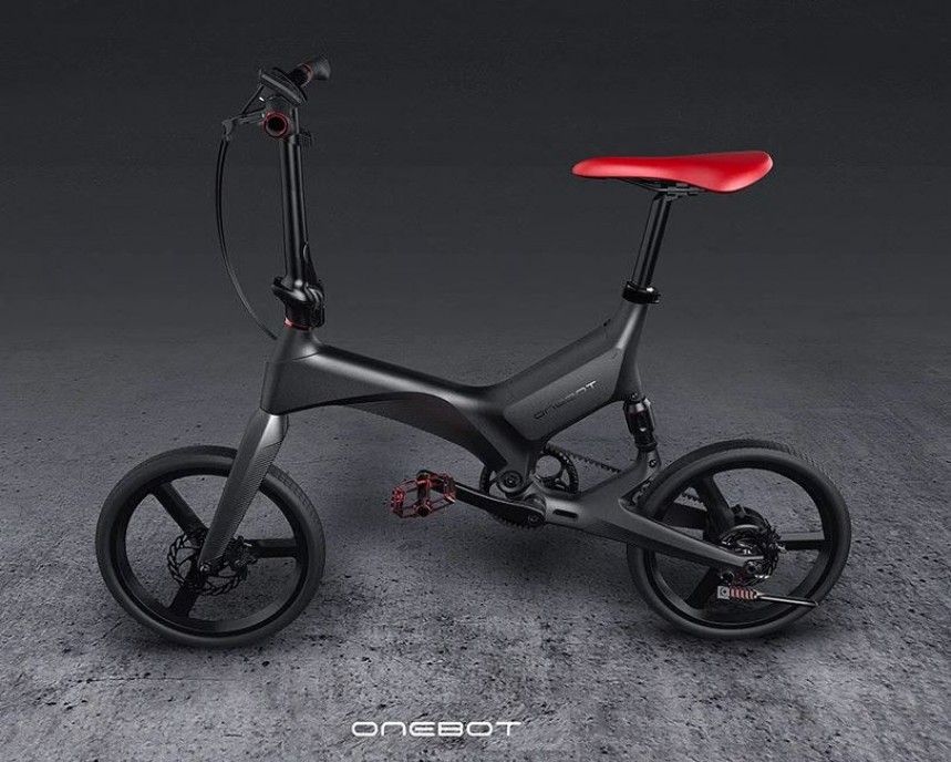 OneBot S7 concept e\-bike has sleek, one\-piece frame with three\-fold mechanism
