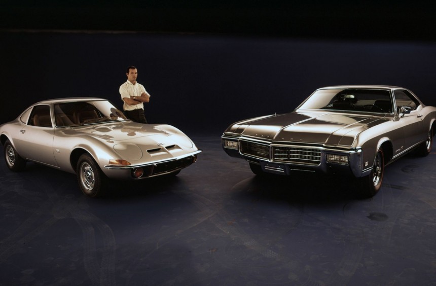 Opel GT and a Buck Riviera