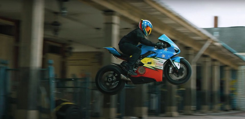 anigale V4 Stars in New Helmet Commercial, Don't Try This at Home
