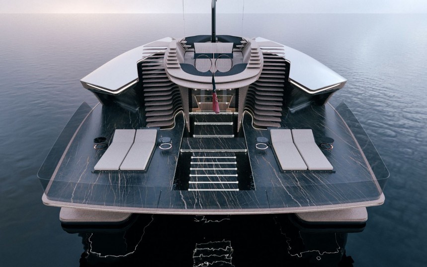 Capitolo sailing catamaran is a stunning study into ultra\-luxe
