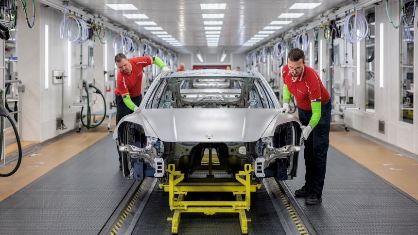 Porsche factory in Leipzig celebrates production of its two\-millionth car