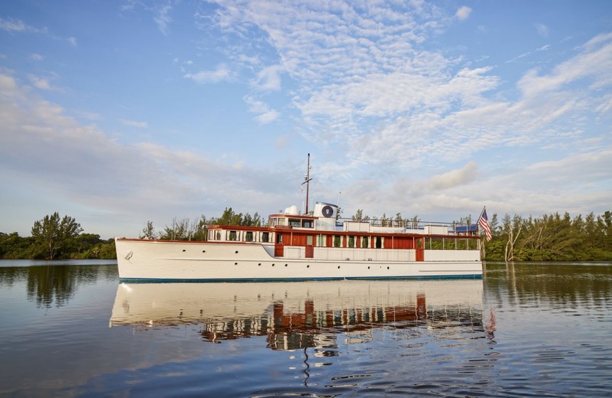 1931 Honey Fitz is the ultimate Presidential Yacht, now back to its former glory
