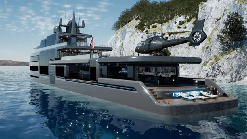 Qube is a modular superyacht explorer that's both luxurious and practical