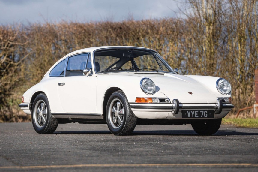 Lot number 332 on Silverstone Auctions, a 1969 Porsche 911E 2\.0 Sportomatic