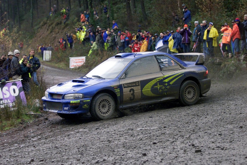 Richard Burns in the GB Rally 2000
