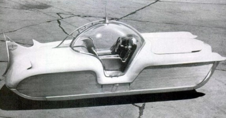 The 1956 Astra\-Gnome concept is a '55 Nash Metropolitan reimagined for the year 2000