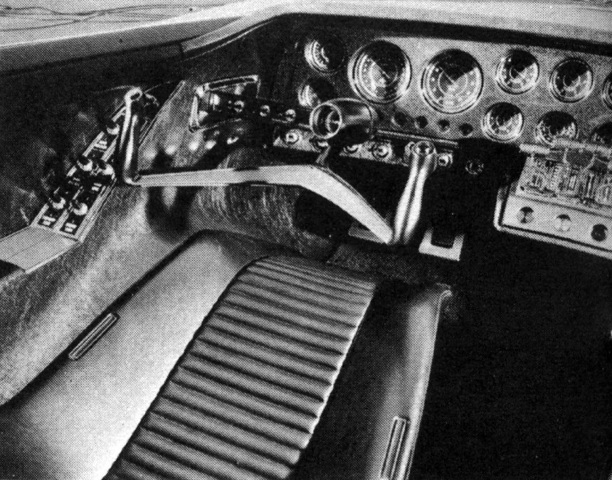 The 1964 GM\-X Stiletto was heavily influenced by aerospace design, packed with tech