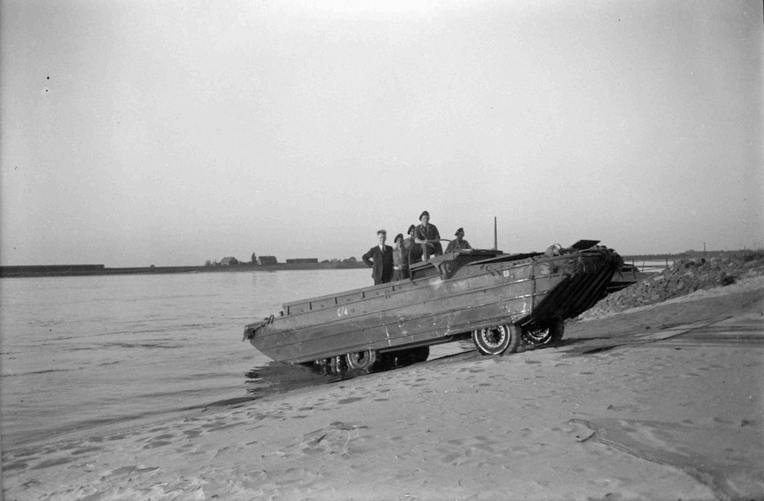 DUKW in Action During WWII