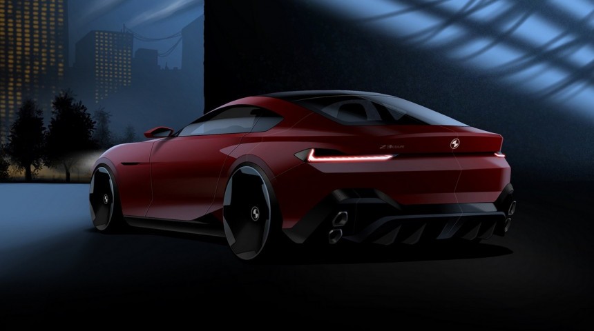 BMW Z3 Coupe Hommage Concept \- Rendering