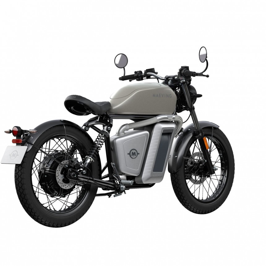 Maeving RM\! electric motorcycle