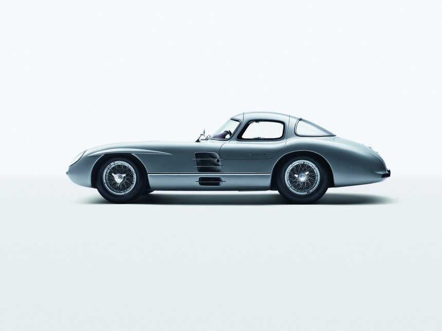 One of the two 1955 Mercedes\-Benz 300 SLR Uhlenhaut Coupes, Red\: sold in 2022 for €135 million
