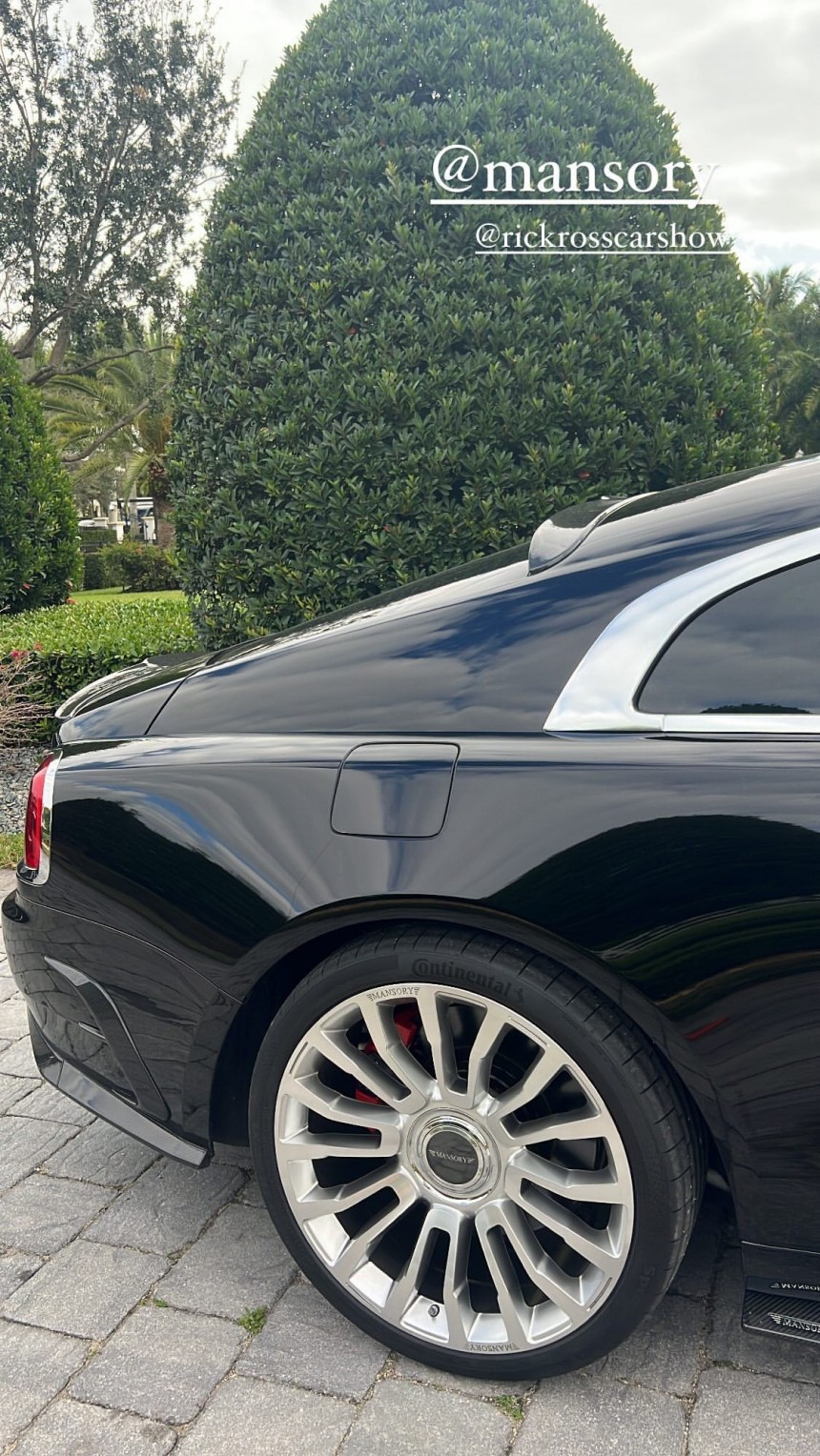 Rick Ross and Rolls\-Royce Wraith Mansory