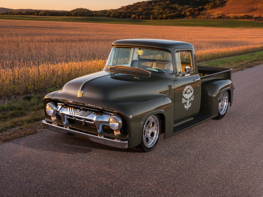 Clem 101 started out as a '54 Ford F\-100, made its debut at SEMA 2017