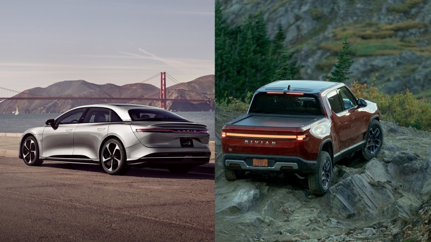 Lucid and Rivian have a financial backup no other BEV startups have