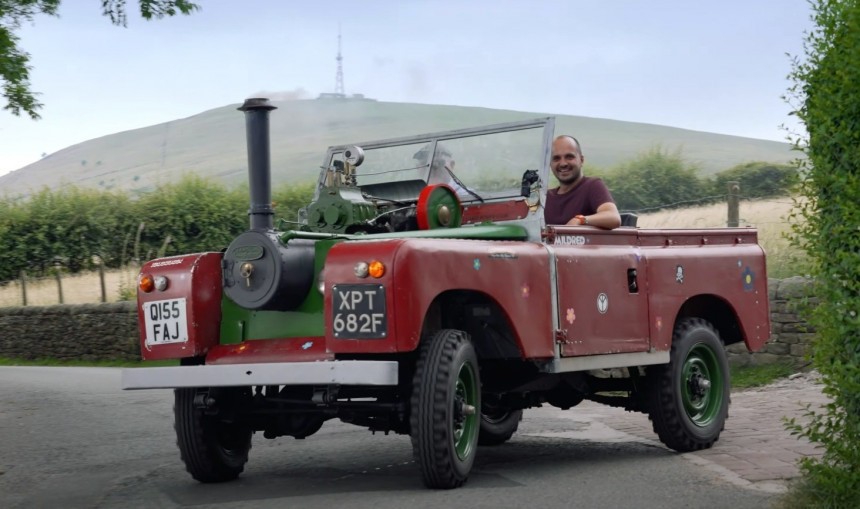 1967 Land Rover With Steam Engine