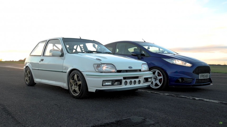 1992 Ford Fiesta RS Turbo and 2015 Ford Fiesta ST