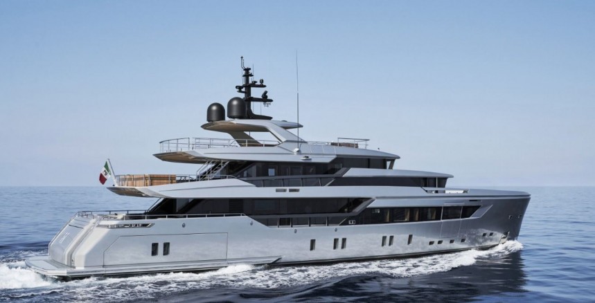 The 44Alloy superyacht has a 3\-level master suite